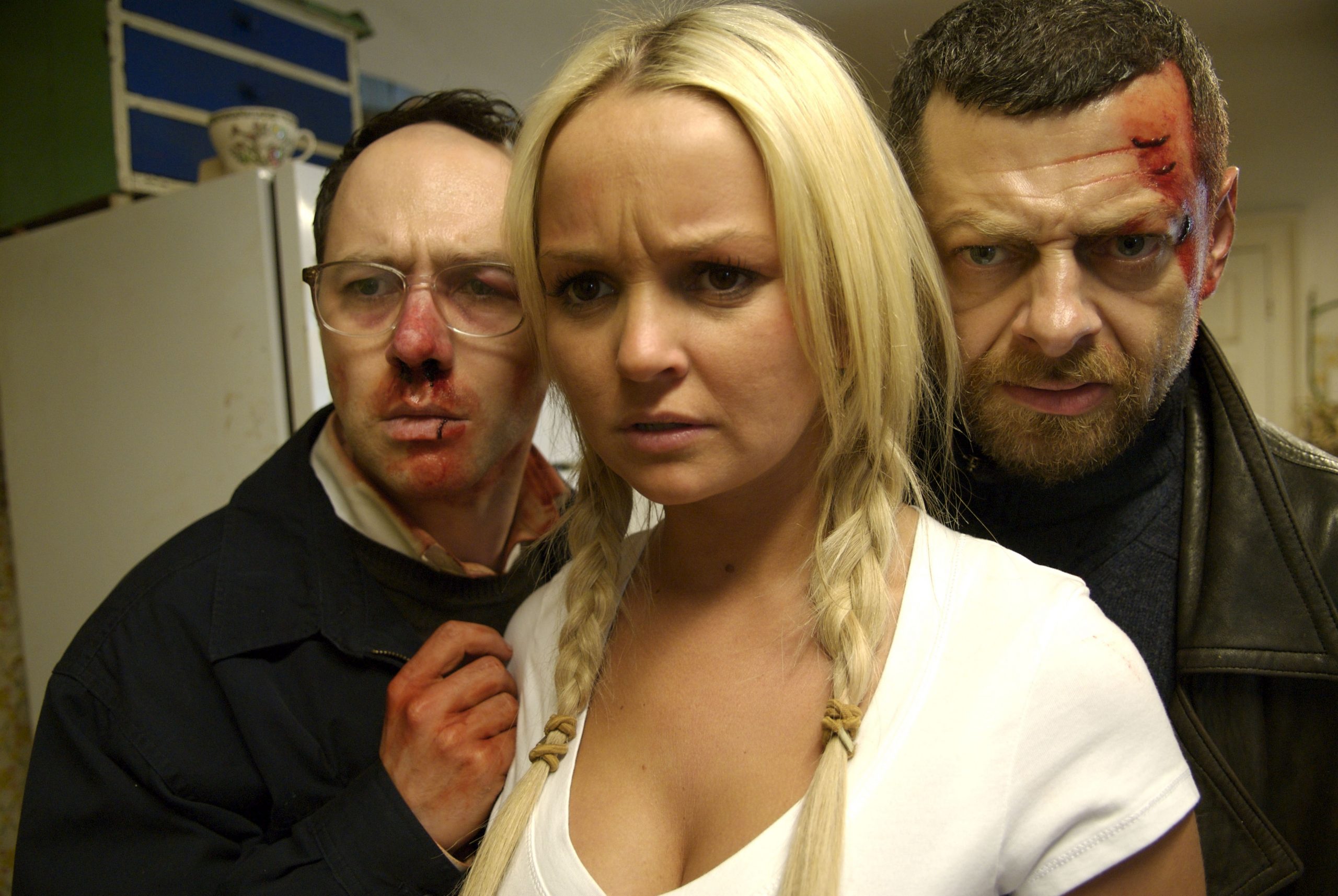 Reece Shearsmith, Jennifer Ellison and Andy Serkis in Paul Andrew William's The Cottage